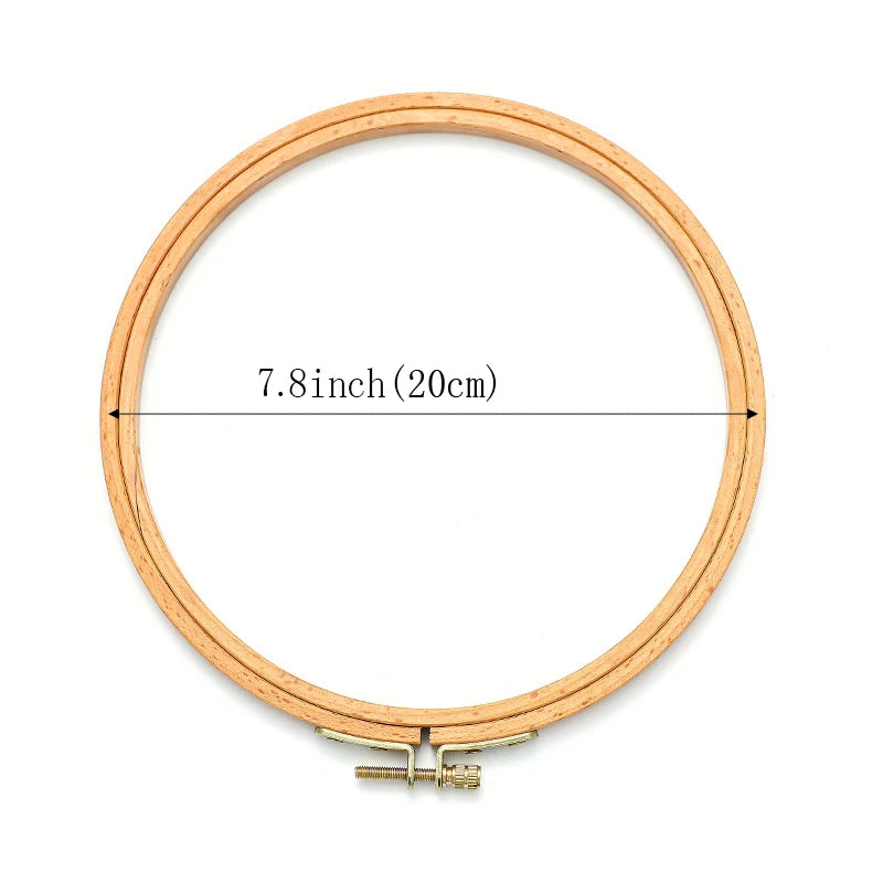 Beechwood Embroidery Hoop – 3–12 in Sizes