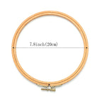 Beechwood Embroidery Hoop – 3–12 in Sizes