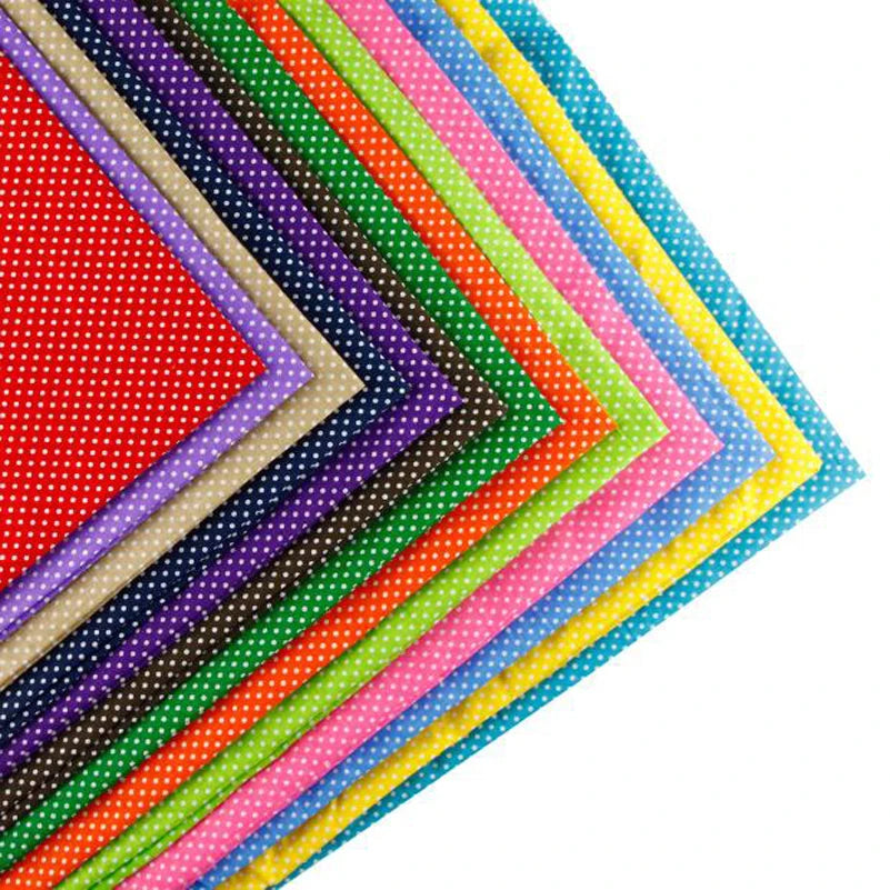 100% Cotton Polka Dot & Vertical Stripe Print Fabric | 150cm Wide | Sold by the Half Meter