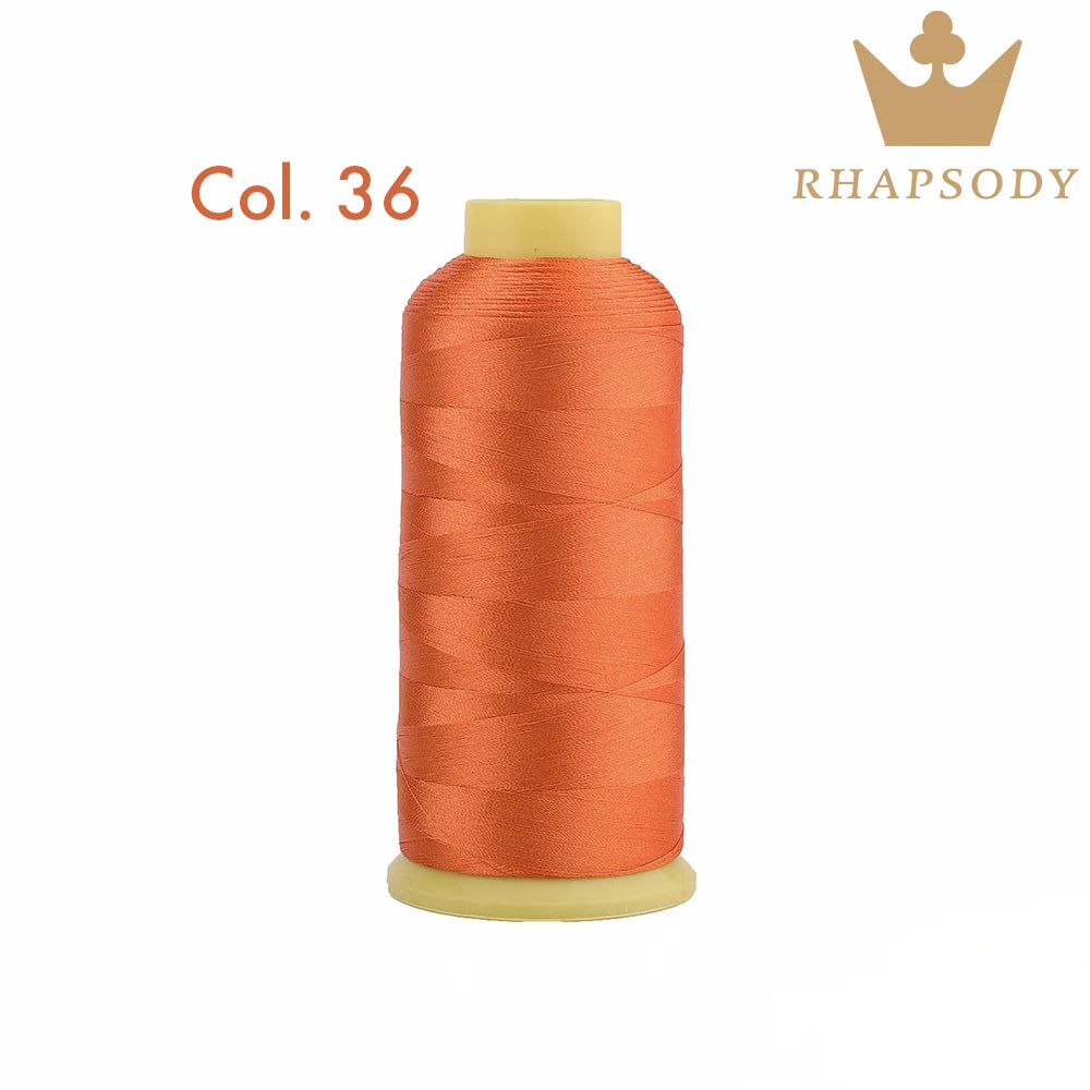 40WT Polyester Embroidery Thread – 5000 Meters per Spool | 128 Colors for Machine & Hand Embroidery