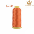 40WT Polyester Embroidery Thread – 5000 Meters per Spool | 128 Colors for Machine & Hand Embroidery