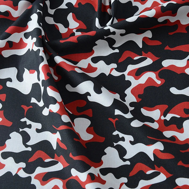 Camouflage Digital Print 100% Cotton Fabric | 145cm Wide | Sold by the Half Meter