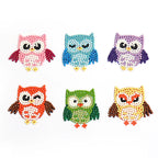 Kits de pintura de diamantes 5D para niños, pegatinas de animales con diamantes DIY, arte de diamantes digital hecho a mano, mosaico de manualidades