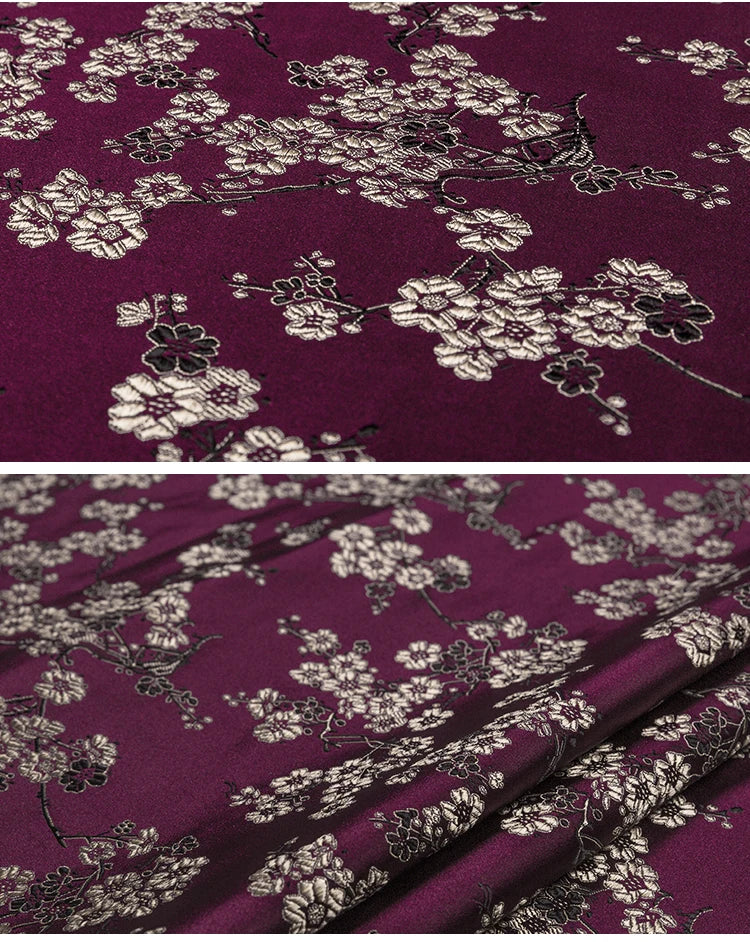 Brocade Jacquard Fabric by the Meter | Patterned Sewing & Quilting Cloth