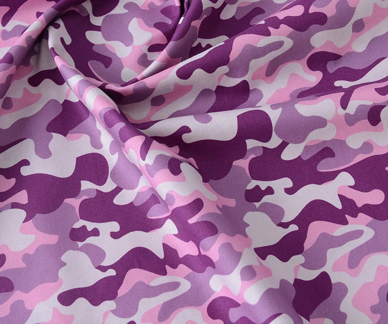 Camouflage Cotton Fabric | Digital Print | 145cm Wide | Sold by the Half Meter