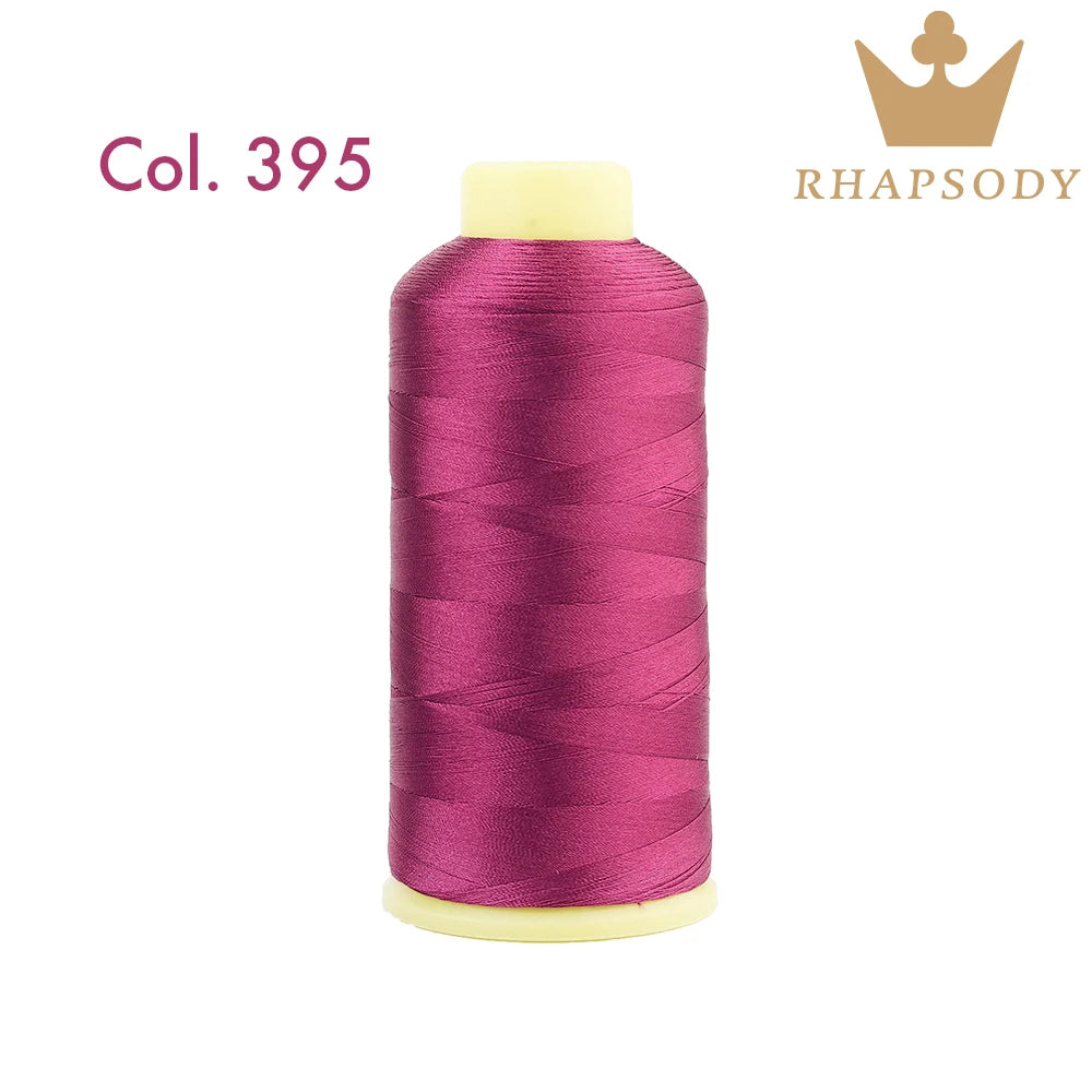 40WT Polyester Embroidery Thread – 5000 Meters per Spool | 128 Colors for Machine & Hand Embroidery
