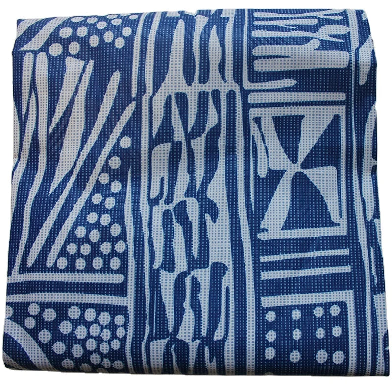 African Ankara Wax Print Fabric – 100% Polyester, 6 Yards (110cm Wide) – Floral Batik for Dresses & Banquet Wear