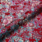 Brocade Jacquard Satin Fabric – 50x75cm (20"x30") | 13 Colors