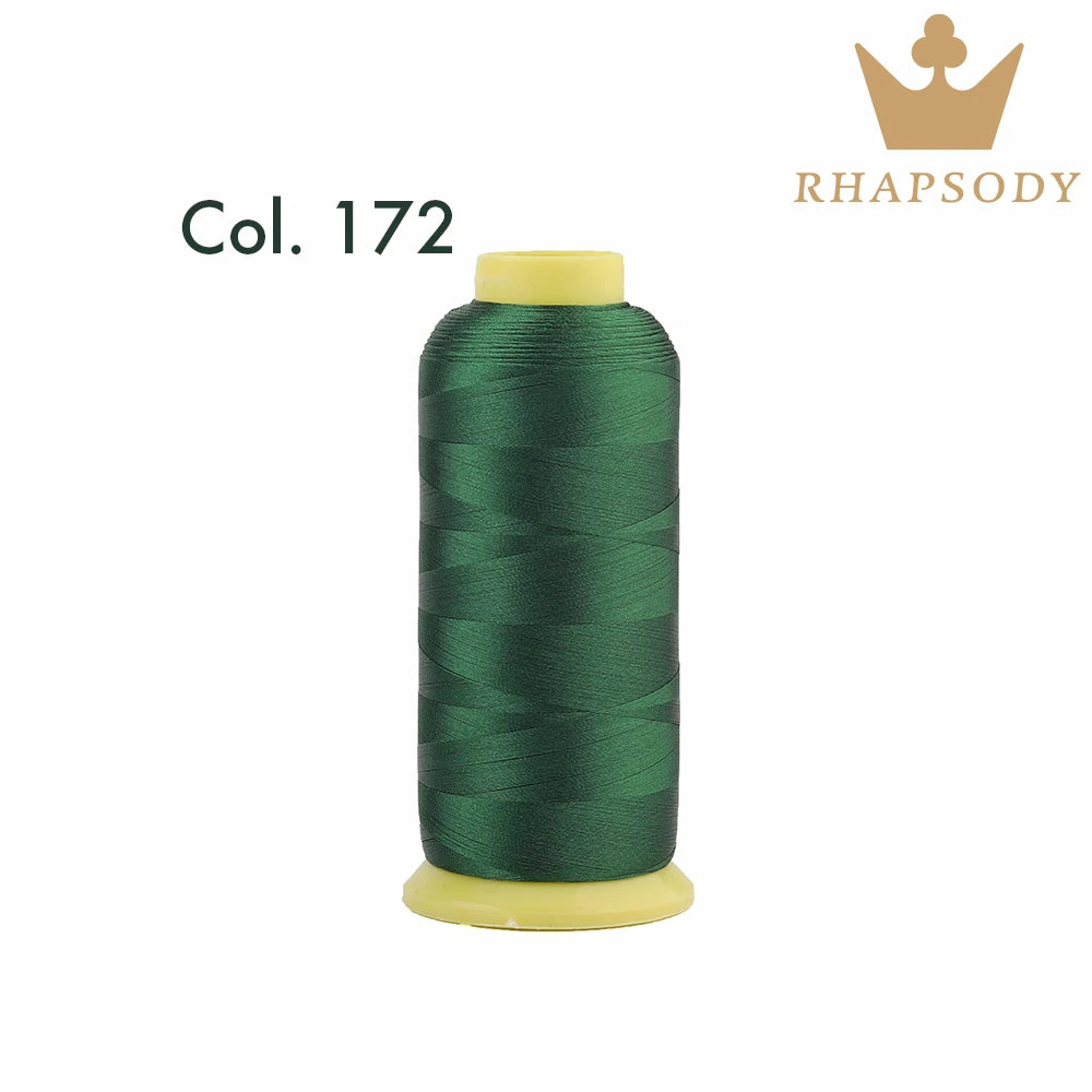 40WT Polyester Embroidery Thread – 5000 Meters per Spool | 128 Colors for Machine & Hand Embroidery
