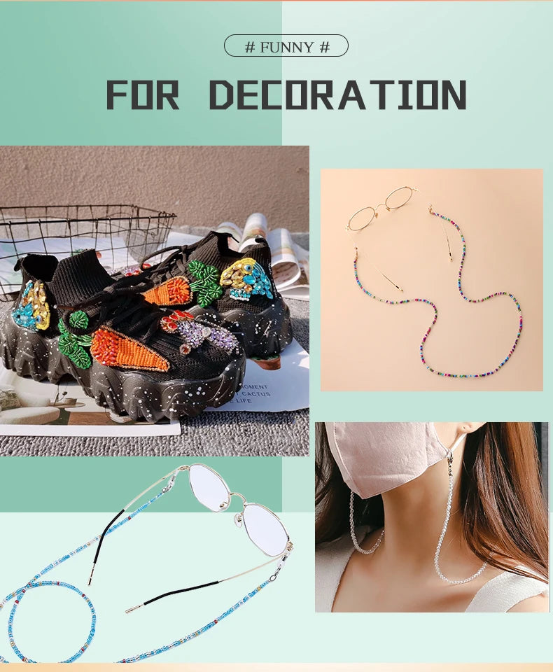 Set de 2000 Cuentas de Cristal de Semilla – 12 Colores Surtidos para Hacer Joyas, Pulseras y Manualidades DIY