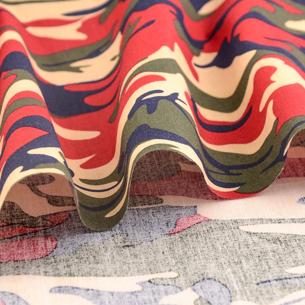 Camouflage Print 100% Cotton Poplin Quilting Fabric – 145cm Wide
