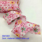 Floral Printed Fabric Ribbon – 10-Yard Roll