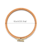 Beechwood Embroidery Hoop – 3–12 in Sizes