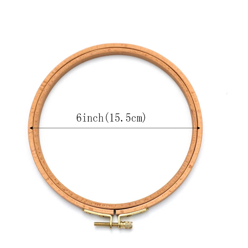 Beechwood Embroidery Hoop – 3–12 in Sizes