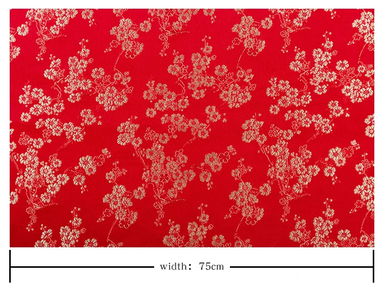 Brocade Jacquard Fabric by the Meter | Patterned Sewing & Quilting Cloth
