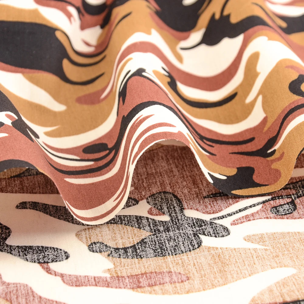 Camouflage Print 100% Cotton Poplin Quilting Fabric – 145cm Wide