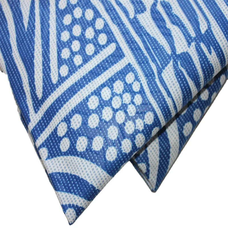 African Ankara Wax Print Fabric – 100% Polyester, 6 Yards (110cm Wide) – Floral Batik for Dresses & Banquet Wear