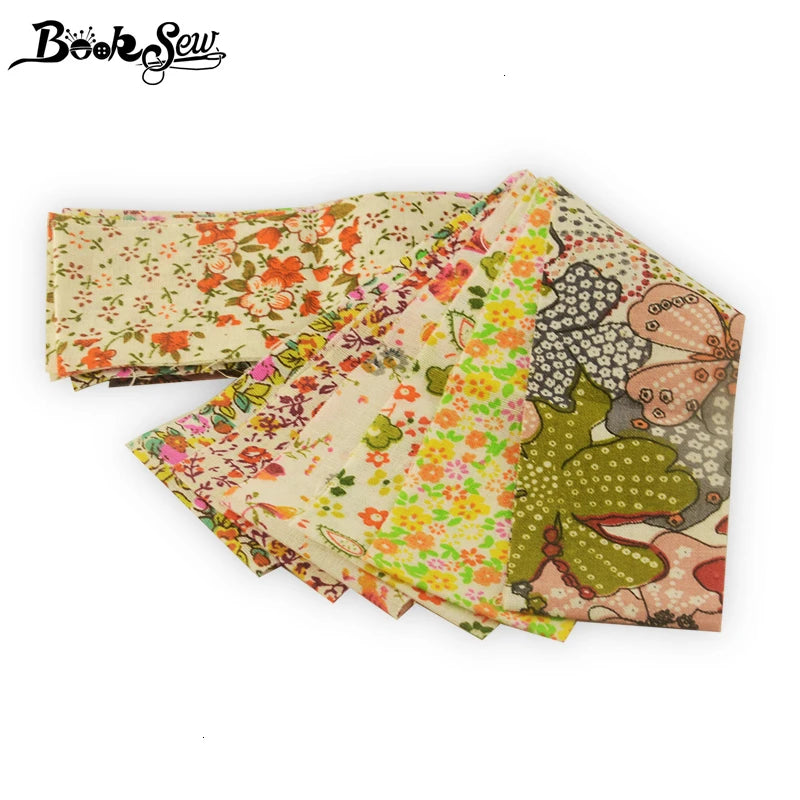 Floral Print Jelly Roll Strips - 5x50cm 100% Cotton Patchwork Fabric Bundle
