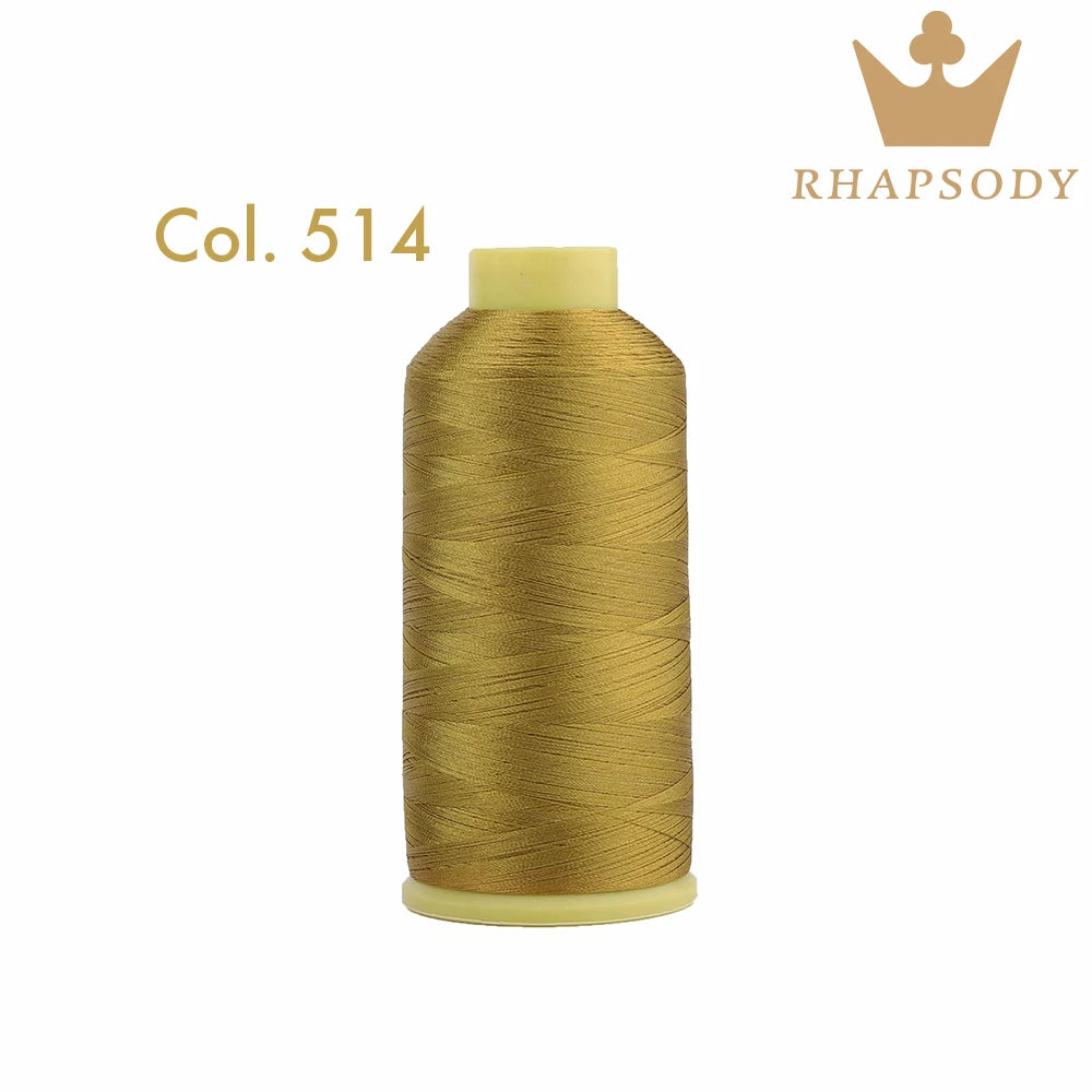 40WT Polyester Embroidery Thread – 5000 Meters per Spool | 128 Colors for Machine & Hand Embroidery