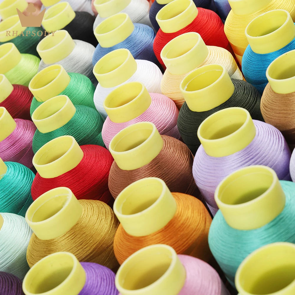 40WT Polyester Embroidery Thread – 5000 Meters per Spool | 128 Colors for Machine & Hand Embroidery