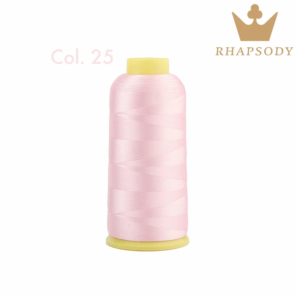40WT Polyester Embroidery Thread – 5000 Meters per Spool | 128 Colors for Machine & Hand Embroidery