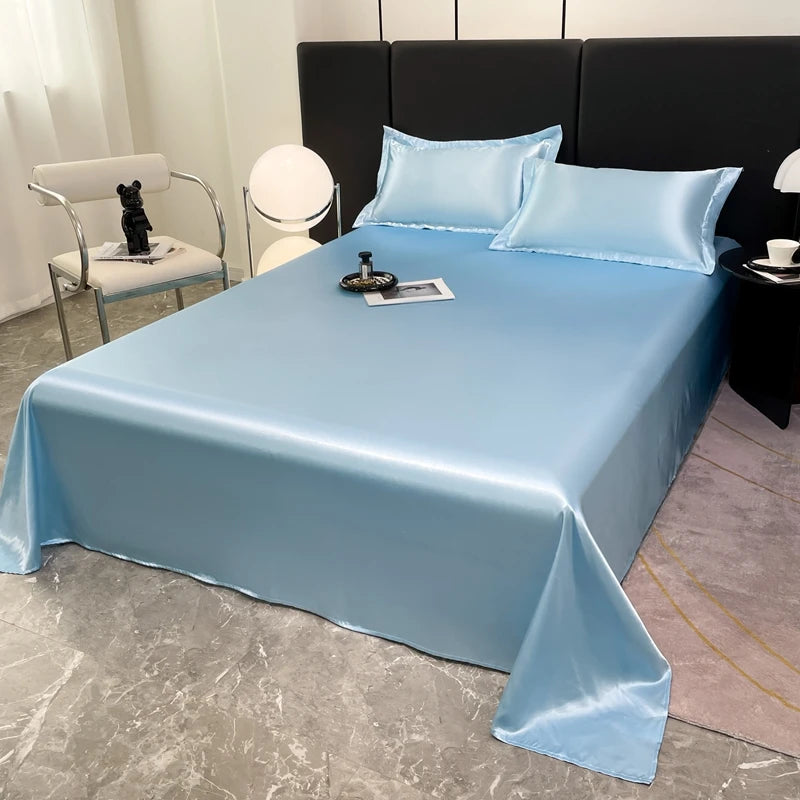Polyester Flat Bed Sheets – 1-Piece or 3-Piece Sets