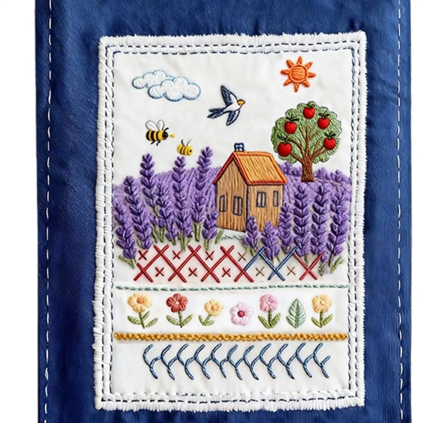 Embroidery Book for Beginners – 90+ Patterns, Reusable Fabric & Elegant Gift Box