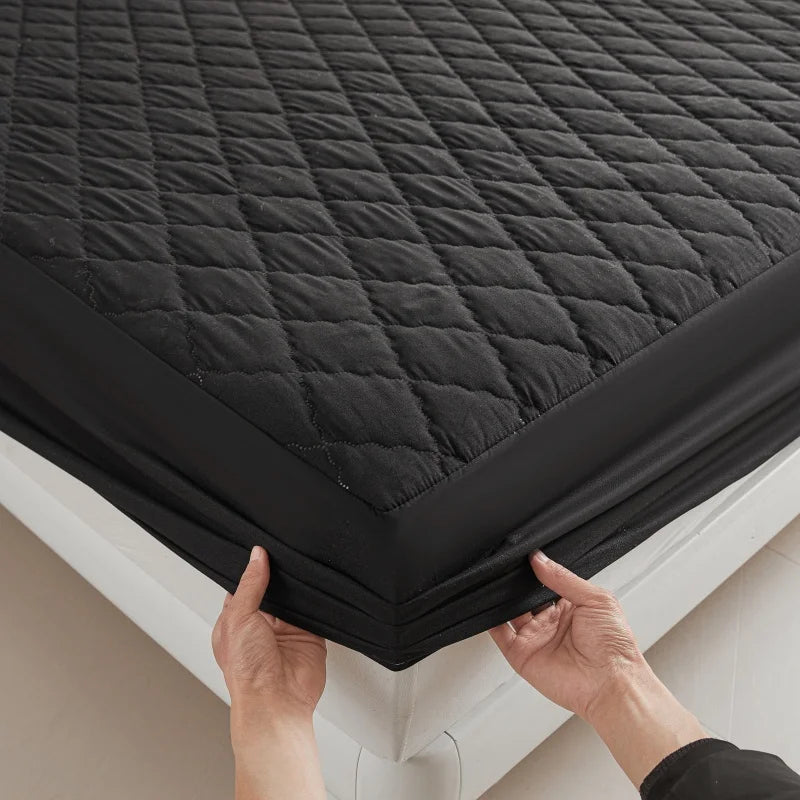 Grade A Quilted Waterproof Mattress Protector – Flame Retardant, TPU, 300TC, Queen & King