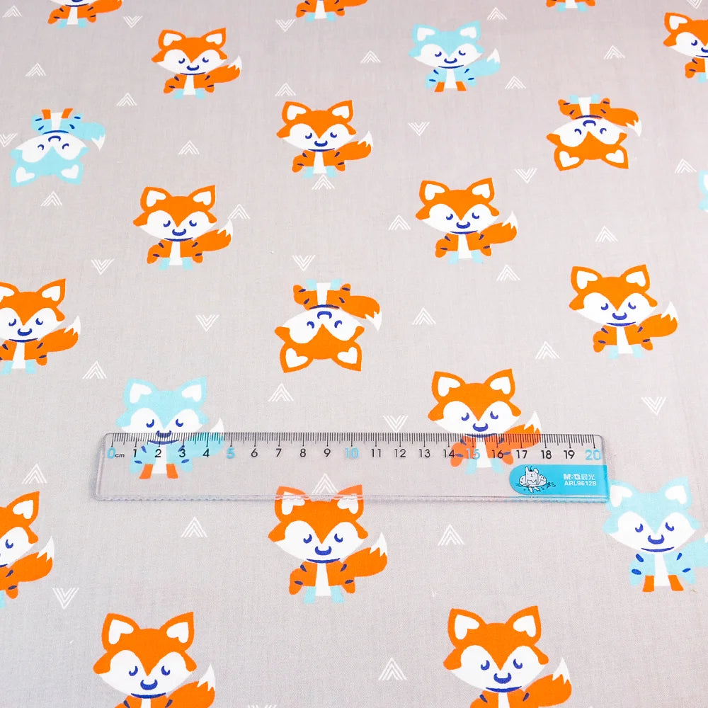Cartoon & Floral Cotton Fabric Fat Eighths - 20x25cm Patchwork Fabric