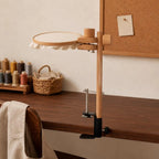 Beechwood Table-Clamp Embroidery Stand – 360° Rotating