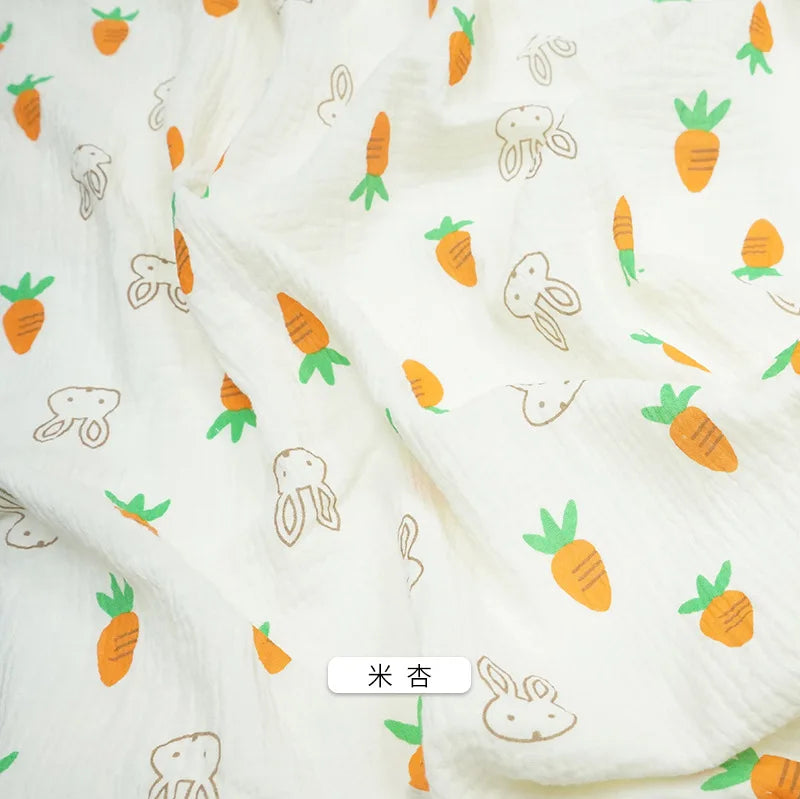 Double Gauze Cotton Fabric – Printed 132cm Wide | Baby, Quilting & Home Sewing