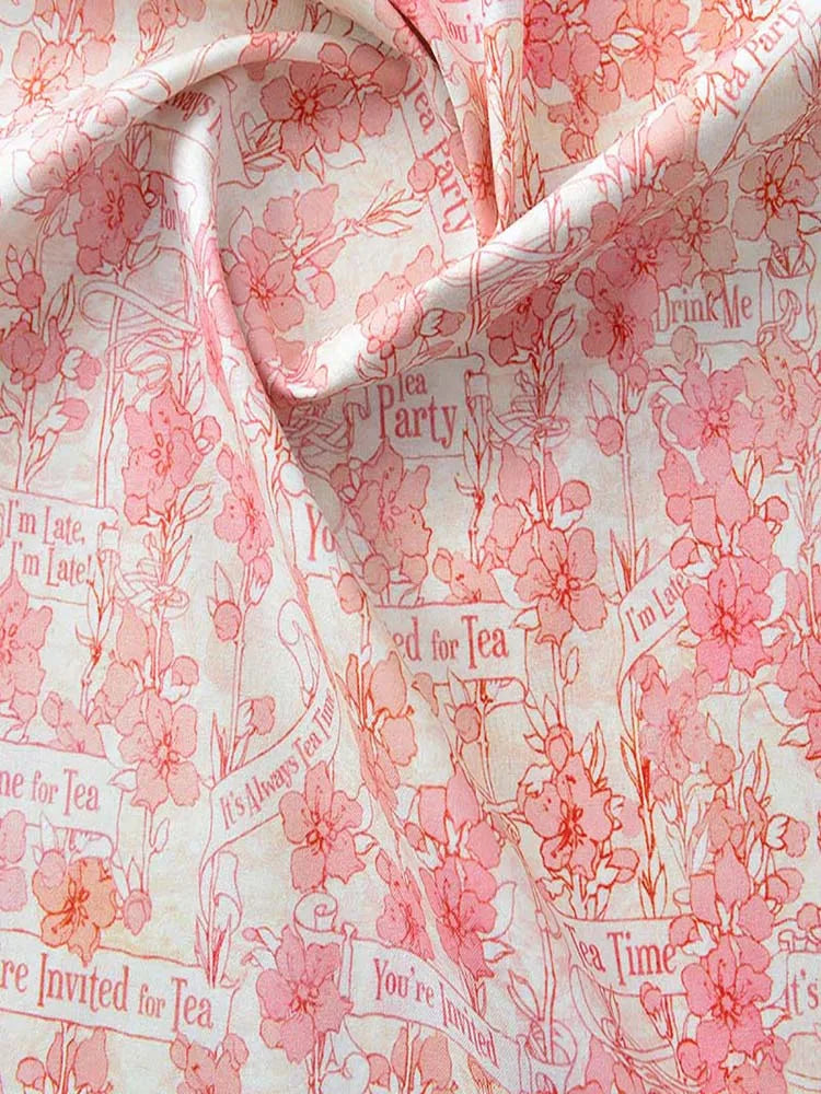 Vintage Newspaper & Map Print Cotton Fabric – Digital Print, 110cm Wide | Quilting, Sewing & DIY
