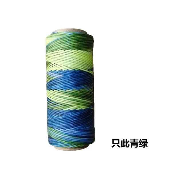 Round Waxed Polyester Thread – 0.6mm, 50m Spool | 41 Colors | Macramé, Jewelry Making & Leathercraft