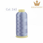 40WT Polyester Embroidery Thread – 5000 Meters per Spool | 128 Colors for Machine & Hand Embroidery