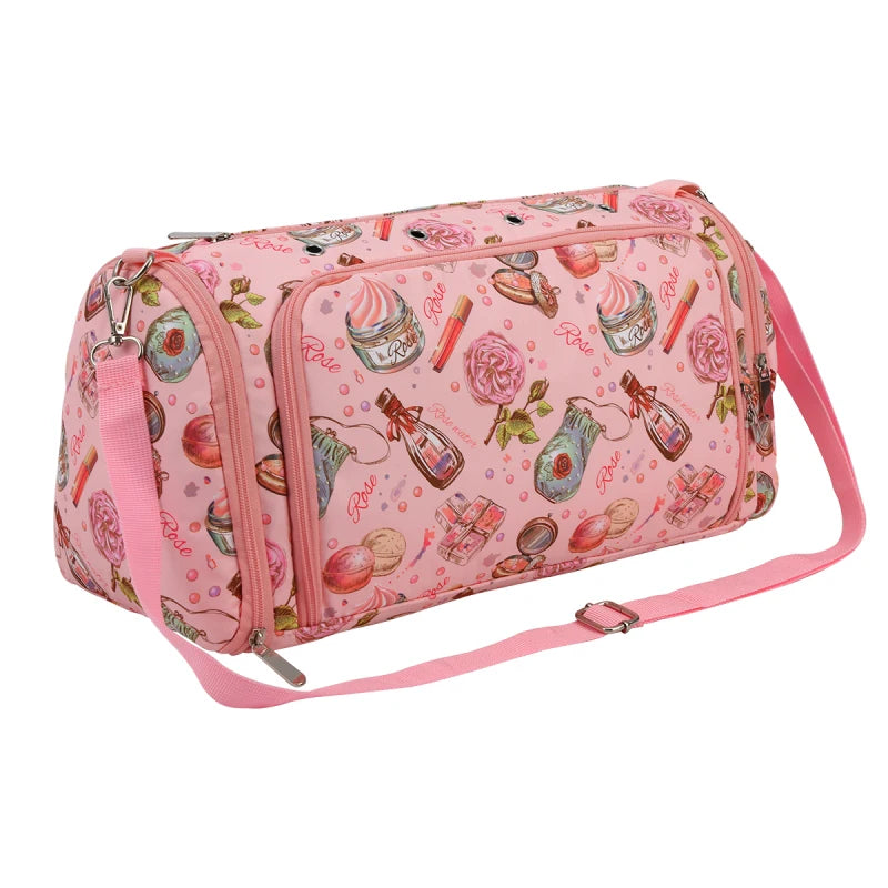 Paisley Print Yarn & Crochet Storage Bag – Knitting Organizer Pouch (37×20×21cm)