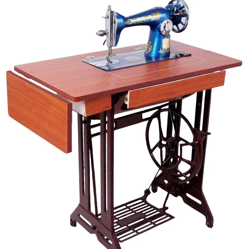Mini Household Sewing Machine with Foot Pedal – 6mm Thick, Alloy Steel, 220V