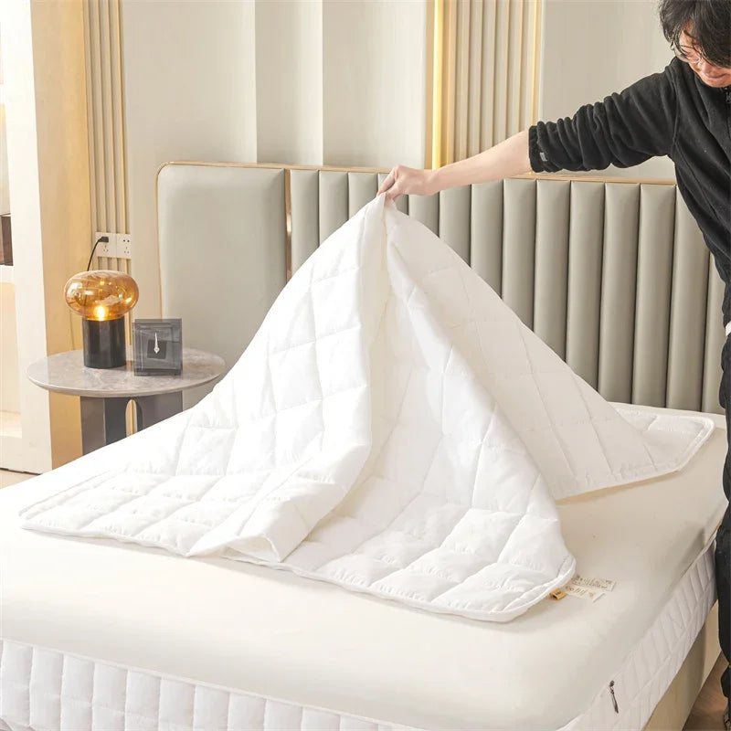 6-Sided Zippered Mattress Protector – Quilted, Multiple Sizes
