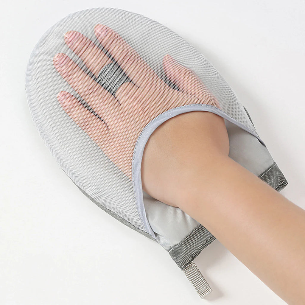 Handheld Ironing Board Mitt with Heat-Resistant Pad