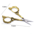 Tijeras de Costura y Manualidades Estilo Vintage – Acero Inoxidable Decorativo, 11,4 cm