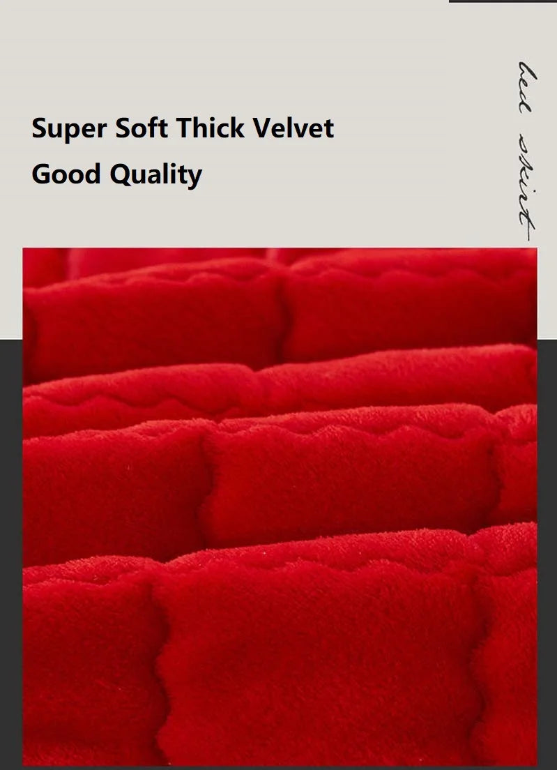 mtuove Luxury Flannel Velvet Quilted Bedspread – Lace Edge, Anti-Slip, Winter Warm Bed Cover