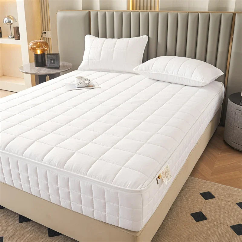 6-Sided Zippered Mattress Protector – Quilted, Multiple Sizes