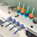 Sujetador magnético para canillas – Soporte organizador de carretes para máquina de coser con base magnética (paquete de 2)