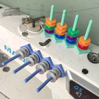 Sujetador magnético para canillas – Soporte organizador de carretes para máquina de coser con base magnética (paquete de 2)