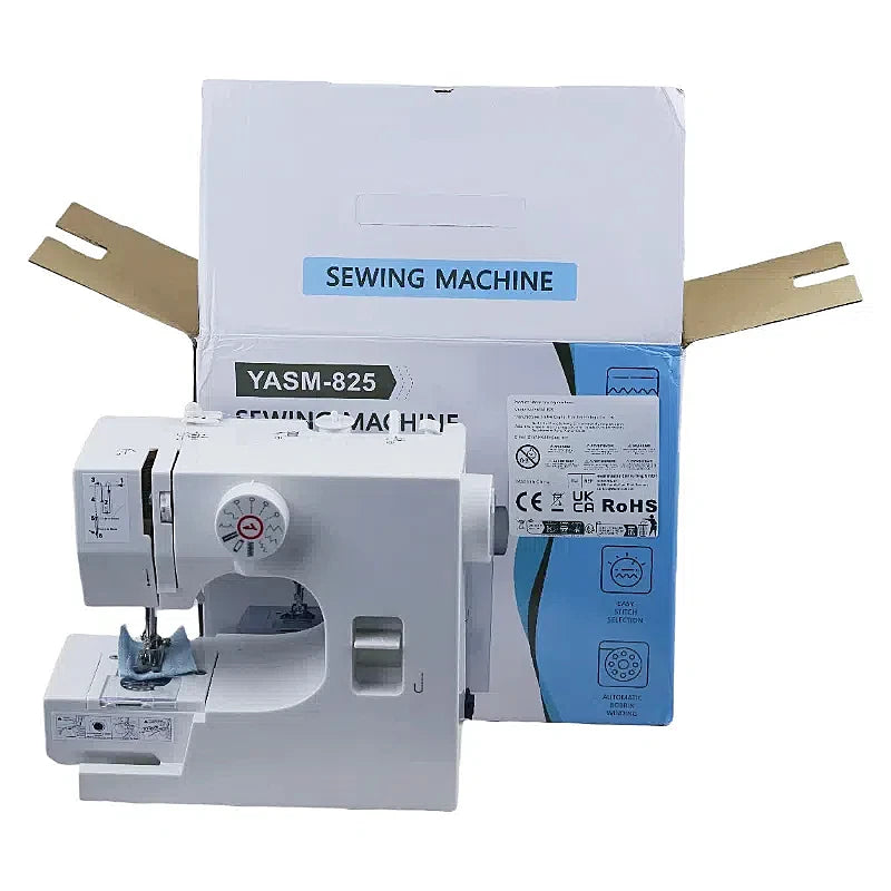 Máquina de Coser Eléctrica Semiautomática – Portátil de 12 Puntadas