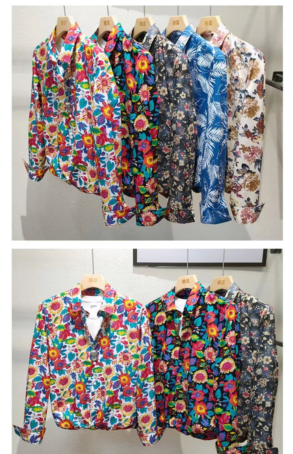 Rose Print Cotton Poplin Fabric – Vintage Floral Hawaiian Print | 145cm Wide, Sold by the Meter