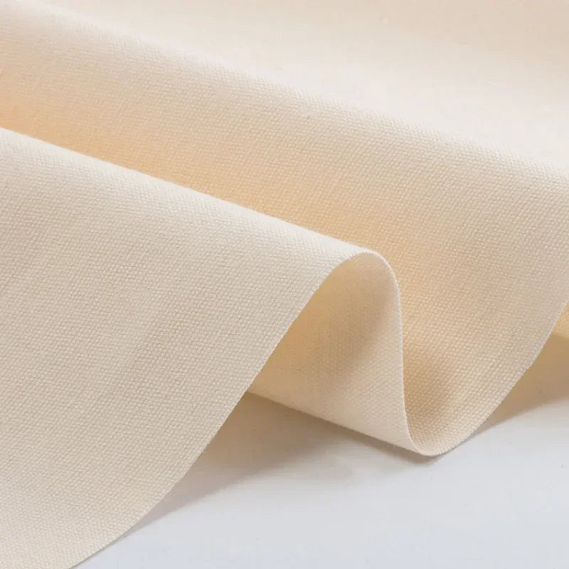 Solid Color 100% Cotton Canvas Fabric – 145cm Wide, Sold by 50cm – For Bags, Upholstery, Quilting & Home Décor