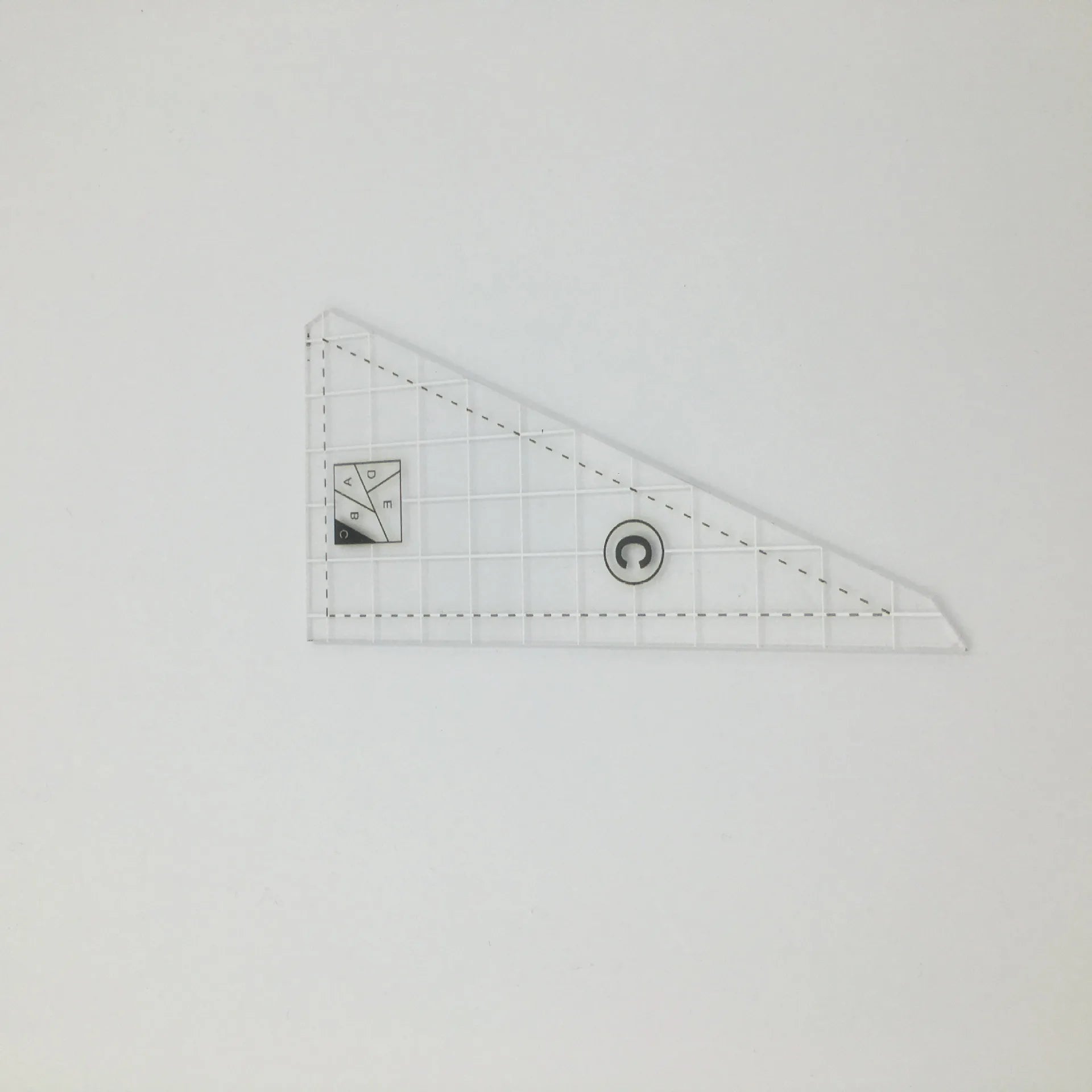 5-Piece Acrylic Quilting Ruler Template Set - DIY Patchwork & Cutting Templates