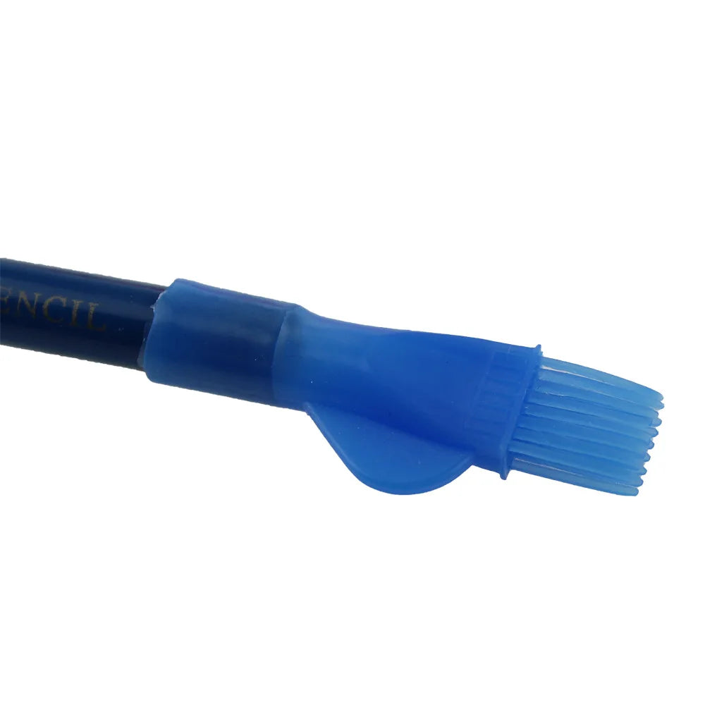 Water-Soluble Tailor's Chalk Pencil with Brush — Fabric Marking for Sewing & Quilting