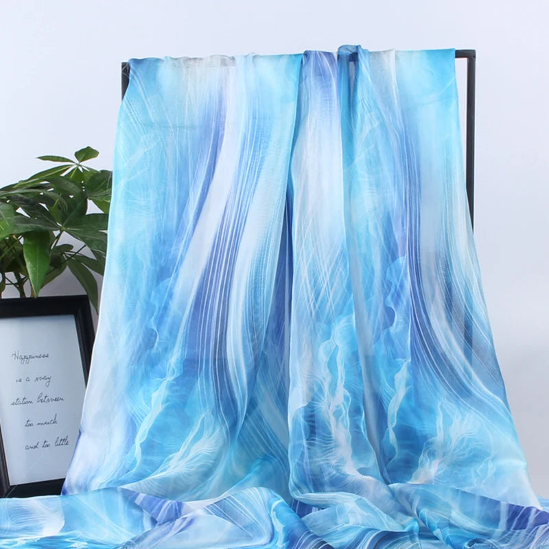 30D Gradient Chiffon Fabric – Semi-Sheer & Elegant | 150 cm Wide (59 in)