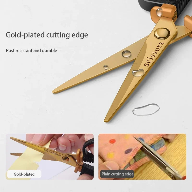 M219 Vintage Stainless Steel Embroidery Scissors – Silvery, Golden & Black